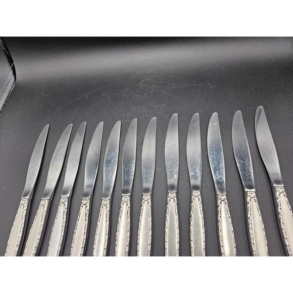 VTG MCM Oneida Community Venetia Stainless Steel Flatware 71 piece lot - Picture 6 of 7